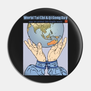 World Tai Chi and Qi Gong Day 2022 (Dark) Pin