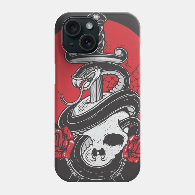 lovers till death Phone Case by Gientescape