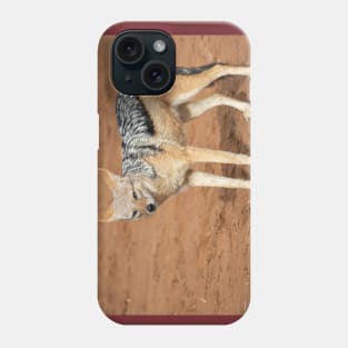 Namibia. Namib-Naukluft National Park. Sossusvlei. Jackal. Phone Case