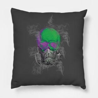 Surreal skull Pillow