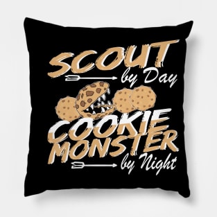 Scout by Day Cookie Monster by Night Troop leader Pillow