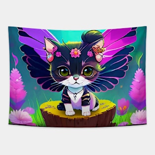 FAIRY KITTEN Tapestry