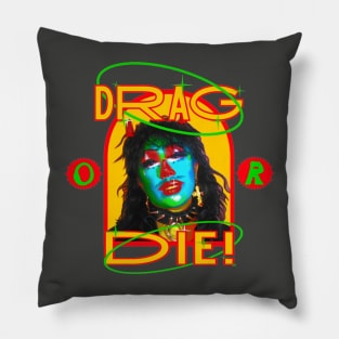 Drag Or Die Class Logo Pillow