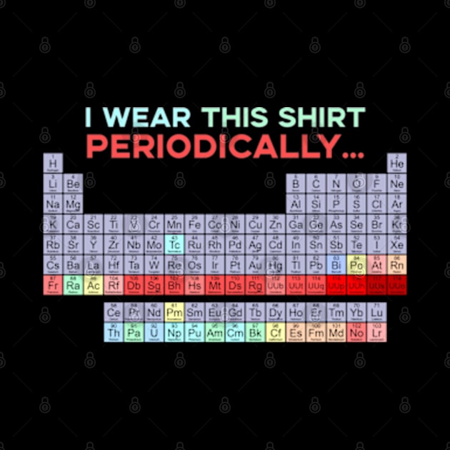 I Wear This Shirt Periodically by deadright