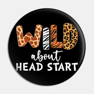 Wild  Head Start Teacher Back to School Leopard Pin