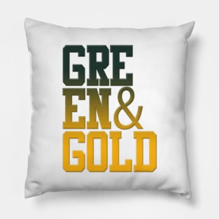 Green & Gold Pillow