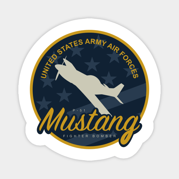 P-51 Mustang Magnet by Firemission45