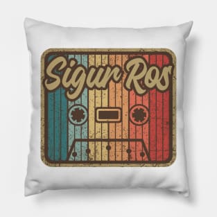 Sigur Ros Vintage Cassette Pillow