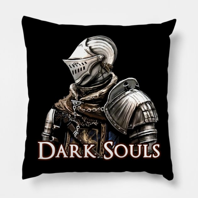 Dark Souls - Elite Knight - colour Pillow by 666hughes