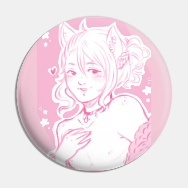 Pink life Pin by Kioz66