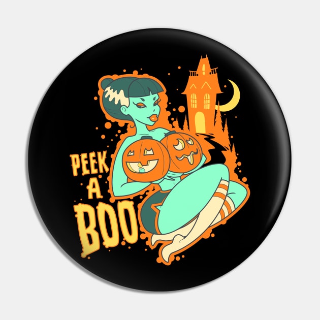 Peek A Boo Pin by CupidsArt - TP