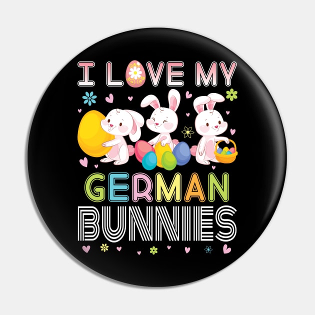 Color Flower Easter Eggs Happy Me I Love My German Bunnies Pin by bakhanh123