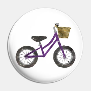 Amethyst Bike Pin