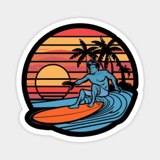 Summer full of surfing Magnet