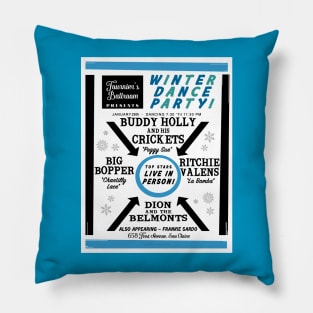 Buddy Holly Eau Claire Pillow