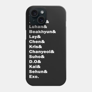 exo ot12 members Phone Case