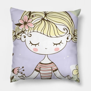 Zodiac Libra Cute Kid Design Horoscope Gift Pillow