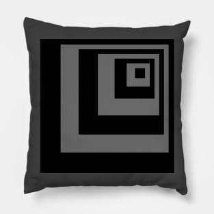 Nestled abstract squares Pillow