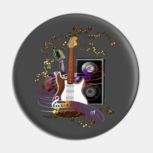 Guitar Musically Pin