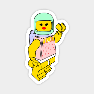 Spaceman! (Paradisa Girl) Magnet