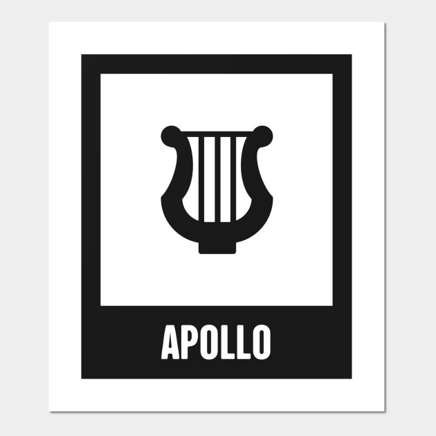 Apollo Greek Mythology God Symbol Greek Mythology Poster Und Kunst Teepublic De