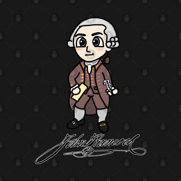 Chibi John Hancock with Signature (Small Print) by Aeriskate