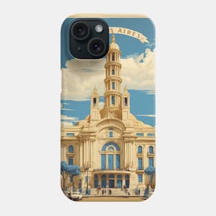 Buenos aires Argentina Vintage Tourism Poster Phone Case