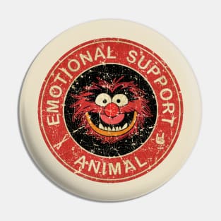 Retro Vintage - Emotional Support Animal Pin