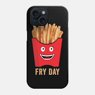 Fry Day Vibes Funny Kawaii French Fries Friday Weekend Teacher Phone Case