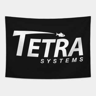 Tetra Systems Logo (White) Tapestry