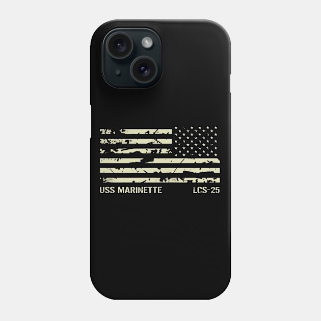 USS Marinette Phone Case by Jared S Davies