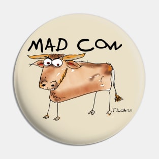 mad cow Pin