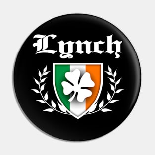 Lynch Shamrock Crest Pin