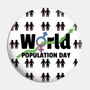 World Population Day Pin