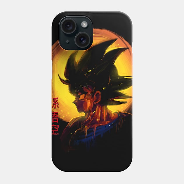 Son Goku Phone Case by Blahblahpop