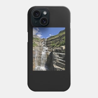 Waterfall in Mountains Phone Case