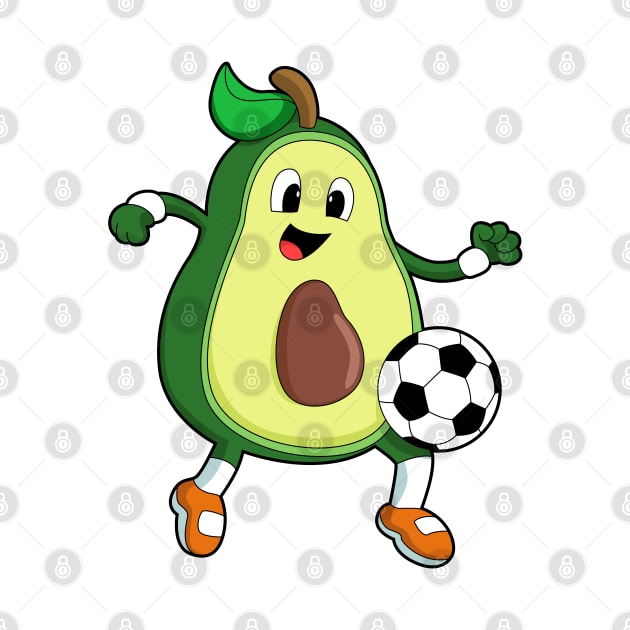 Avocado at Soccer Sports by Markus Schnabel