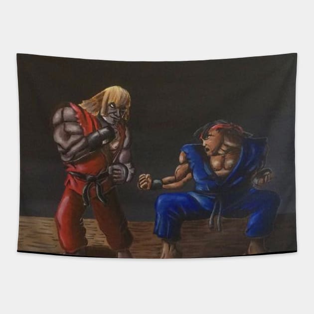 Street Fighter Tapestry by ManolitoAguirre1990