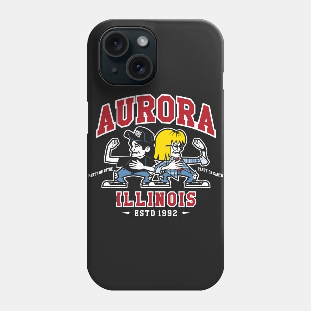 Party Time! - Funny Wayne's World College Phone Case by Nemons