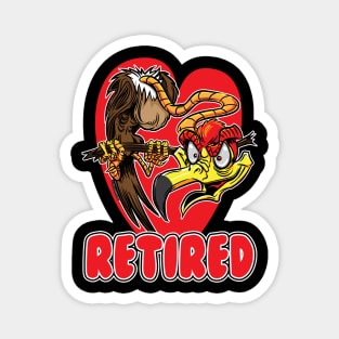 Retired Old Buzzard Magnet