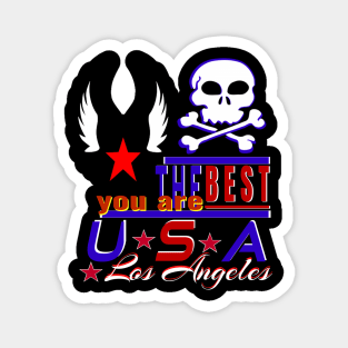 surfing festival in Los Angeles You Are The Best USA Design of sea pirates Magnet