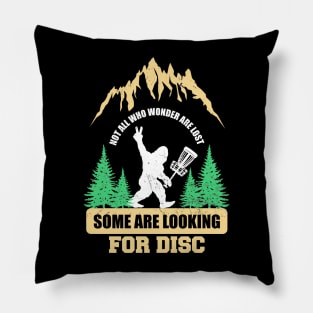 Disc Golf bigfoot Pillow