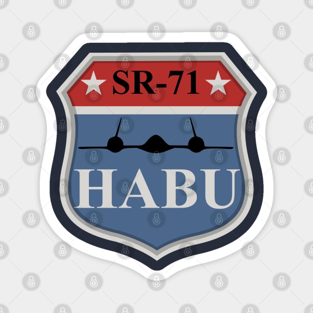 SR-71 Blackbird Habu Magnet by TCP