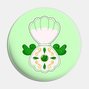 Green Pearl Pin