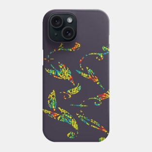 Colorful Floral Aquarius Phone Case