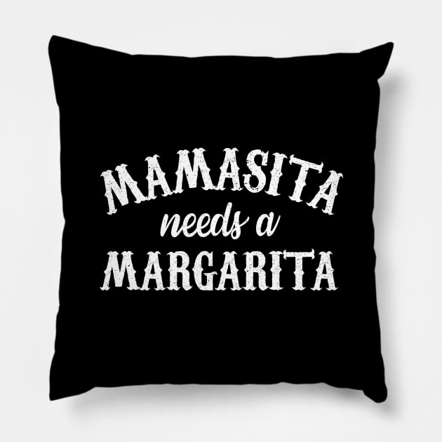 Mamasita Needs a Margarita - Vintage Pillow by verde