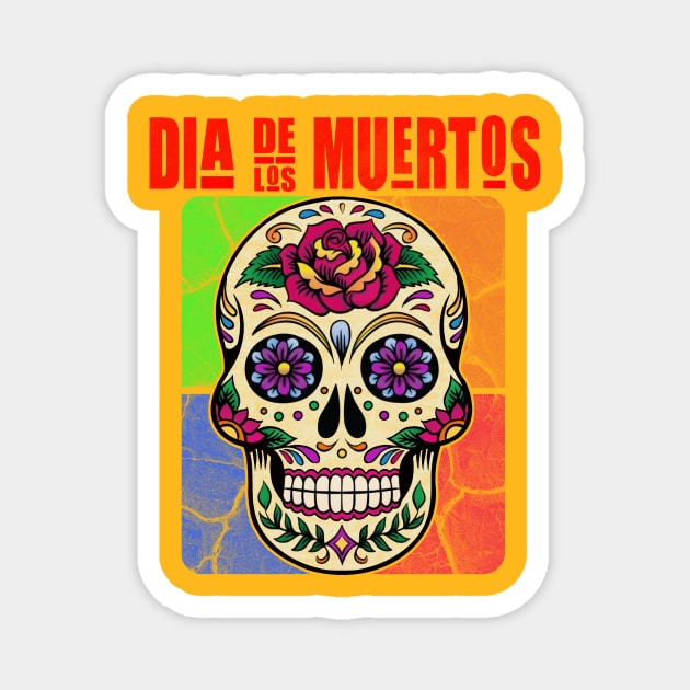 Dia De Los Muertos Funny Day of the dead Hanging skulls Magnet by SilverTee