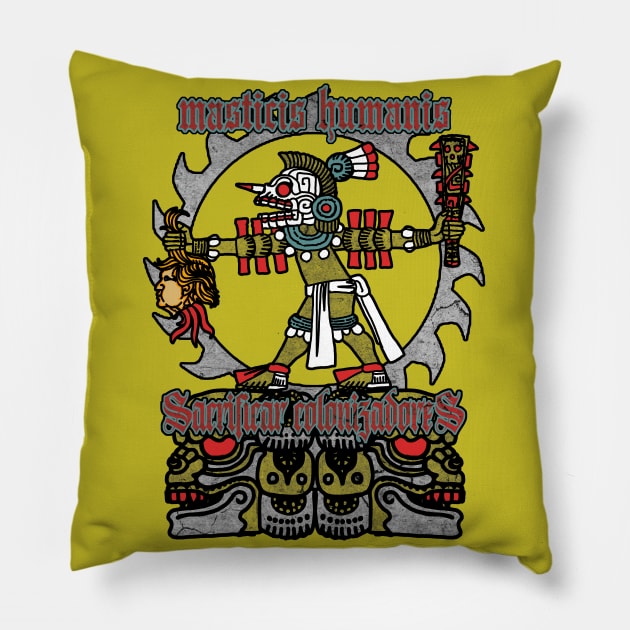 sacrifice colonizers Pillow by Pages Ov Gore