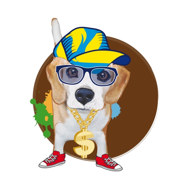 Beagle Hip Hop by Kisho