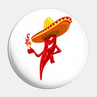 Spicy Red Hot Chili Pepper Pin